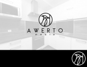 Projekt graficzny, nazwa firmy, tworzenie logo firm logo firmy AWERTO -meble - bg86