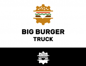 Projekt graficzny, nazwa firmy, tworzenie logo firm BIG BURGER TRUCK logo foodtrucka   - ebak
