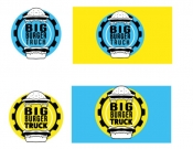 Projekt graficzny, nazwa firmy, tworzenie logo firm BIG BURGER TRUCK logo foodtrucka   - tokarskym