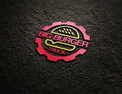Projekt graficzny, nazwa firmy, tworzenie logo firm BIG BURGER TRUCK logo foodtrucka   - aga90