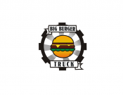 Projekt graficzny, nazwa firmy, tworzenie logo firm BIG BURGER TRUCK logo foodtrucka   - felipewwa