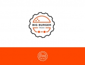 Projekt graficzny, nazwa firmy, tworzenie logo firm BIG BURGER TRUCK logo foodtrucka   - matuta1