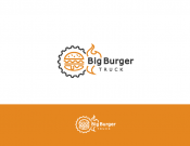 Projekt graficzny, nazwa firmy, tworzenie logo firm BIG BURGER TRUCK logo foodtrucka   - Mixtura