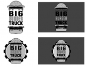 Projekt graficzny, nazwa firmy, tworzenie logo firm BIG BURGER TRUCK logo foodtrucka   - tokarskym