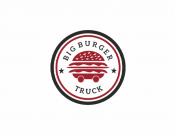 Projekt graficzny, nazwa firmy, tworzenie logo firm BIG BURGER TRUCK logo foodtrucka   - TurkusArt