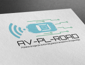 Projekt graficzny, nazwa firmy, tworzenie logo firm Logo dla projektu AV-PL-ROAD - heptagram