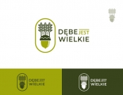 Projekt graficzny, nazwa firmy, tworzenie logo firm Logo Dębe jest Wielkie  - Kotek_Bazgrotek