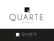 Projekt graficzny, nazwa firmy, tworzenie logo firm Logo - QUARTE - projektowanie wnętrz - timur