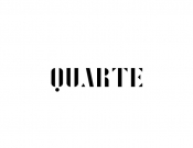 Projekt graficzny, nazwa firmy, tworzenie logo firm Logo - QUARTE - projektowanie wnętrz - stone