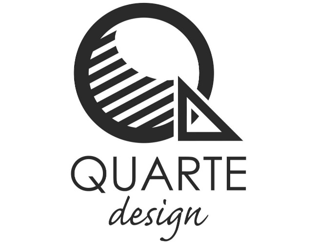 Projektowanie logo dla firm,  Logo - QUARTE - projektowanie wnętrz, logo firm - quarte