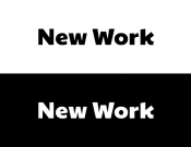 Projekt graficzny, nazwa firmy, tworzenie logo firm Konkurs LOGO New Work  - GraphicDesigner