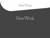 Projekt graficzny, nazwa firmy, tworzenie logo firm Konkurs LOGO New Work  - White_Dsign