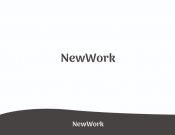 Projekt graficzny, nazwa firmy, tworzenie logo firm Konkurs LOGO New Work  - tyna