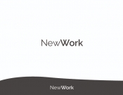 Projekt graficzny, nazwa firmy, tworzenie logo firm Konkurs LOGO New Work  - tyna