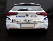 Projekt graficzny, nazwa firmy, tworzenie logo firm Opel Astra - oklejenie auta - Blanker
