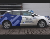 Projekt graficzny, nazwa firmy, tworzenie logo firm Opel Astra - oklejenie auta - speednet