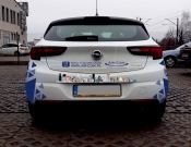 Projekt graficzny, nazwa firmy, tworzenie logo firm Opel Astra - oklejenie auta - Anciapancia7
