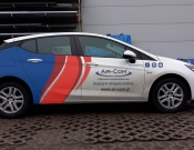 Projekt graficzny, nazwa firmy, tworzenie logo firm Opel Astra - oklejenie auta - igori