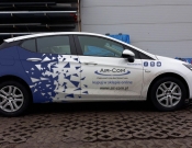Projekt graficzny, nazwa firmy, tworzenie logo firm Opel Astra - oklejenie auta - igori