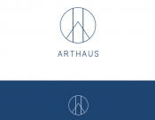 Projekt graficzny, nazwa firmy, tworzenie logo firm Arthaus - dekoracje wnętrz  - paryska93