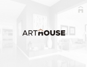 Projekt graficzny, nazwa firmy, tworzenie logo firm Arthaus - dekoracje wnętrz  - JEDNOSTKA  KREATYWNA