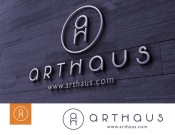 Projekt graficzny, nazwa firmy, tworzenie logo firm Arthaus - dekoracje wnętrz  - timur