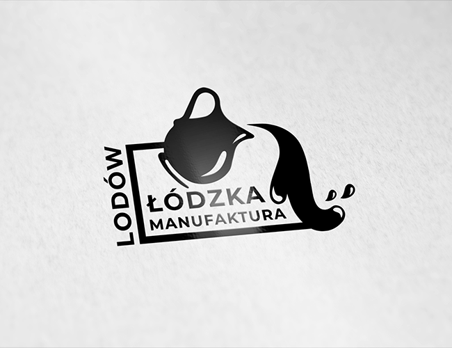 Projektowanie logo dla firm,  Logo dla LODZIARNI , logo firm - Lody w Łodzi