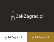 Projekt graficzny, nazwa firmy, tworzenie logo firm Stwórz logo dla JakZagrac.pl - Kotek_Bazgrotek