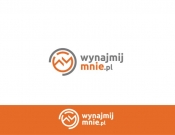 Projekt graficzny, nazwa firmy, tworzenie logo firm LOGO dla www.wynajmijmnie.pl - stone