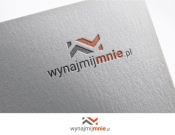 Projekt graficzny, nazwa firmy, tworzenie logo firm LOGO dla www.wynajmijmnie.pl - stone