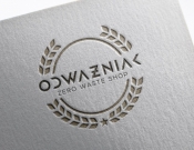 Projekt graficzny, nazwa firmy, tworzenie logo firm Logo dla sklepów zero waste - stone
