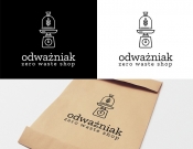 Projekt graficzny, nazwa firmy, tworzenie logo firm Logo dla sklepów zero waste - patrykpekul