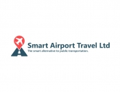 Projekt graficzny, nazwa firmy, tworzenie logo firm Smart Airport Travel Ltd - LOGO - White_Dsign