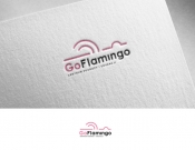 Projekt graficzny, nazwa firmy, tworzenie logo firm Go Flamingo: logo, wizytówki, papier - matuta1