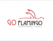 Projekt graficzny, nazwa firmy, tworzenie logo firm Go Flamingo: logo, wizytówki, papier - tejeda