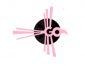Projekt graficzny, nazwa firmy, tworzenie logo firm Go Flamingo: logo, wizytówki, papier - Ufesa
