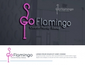 Projekt graficzny, nazwa firmy, tworzenie logo firm Go Flamingo: logo, wizytówki, papier - timur