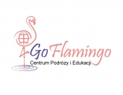 Projekt graficzny, nazwa firmy, tworzenie logo firm Go Flamingo: logo, wizytówki, papier - alienmar