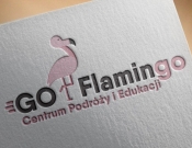 Projekt graficzny, nazwa firmy, tworzenie logo firm Go Flamingo: logo, wizytówki, papier - rekyn