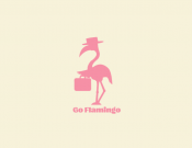 Projekt graficzny, nazwa firmy, tworzenie logo firm Go Flamingo: logo, wizytówki, papier - Magi