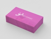 Projekt graficzny, nazwa firmy, tworzenie logo firm Go Flamingo: logo, wizytówki, papier - feim