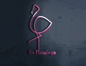Projekt graficzny, nazwa firmy, tworzenie logo firm Go Flamingo: logo, wizytówki, papier - nitro89