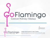 Projekt graficzny, nazwa firmy, tworzenie logo firm Go Flamingo: logo, wizytówki, papier - timur