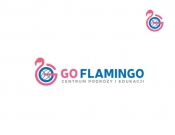 Projekt graficzny, nazwa firmy, tworzenie logo firm Go Flamingo: logo, wizytówki, papier - stone