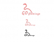 Projekt graficzny, nazwa firmy, tworzenie logo firm Go Flamingo: logo, wizytówki, papier - makkena