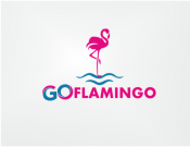 Projekt graficzny, nazwa firmy, tworzenie logo firm Go Flamingo: logo, wizytówki, papier - elene