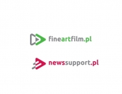 Projekt graficzny, nazwa firmy, tworzenie logo firm para logotypów FINE ART FILM - stone