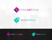 Projekt graficzny, nazwa firmy, tworzenie logo firm para logotypów FINE ART FILM - myConcepT