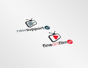 Projekt graficzny, nazwa firmy, tworzenie logo firm para logotypów FINE ART FILM - Johan