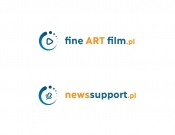 Projekt graficzny, nazwa firmy, tworzenie logo firm para logotypów FINE ART FILM - CKdesigner